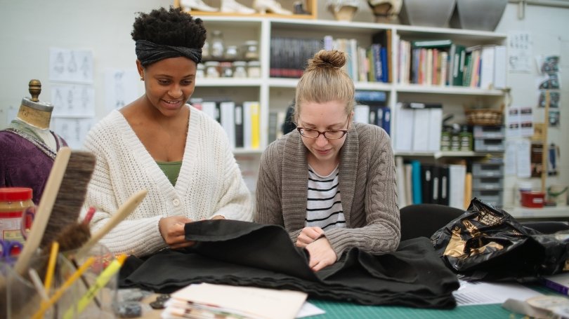 Costume design students